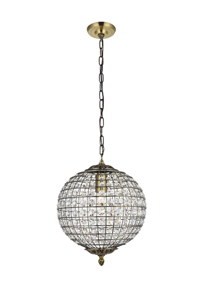 Elegant Earlene LD5025 Pendant Light - Antique Bronze