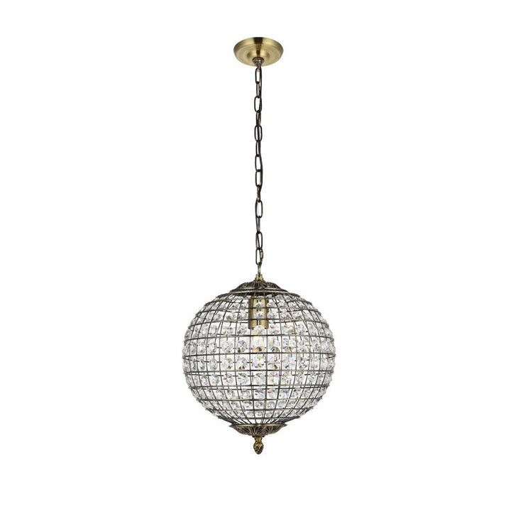 Elegant Earlene LD5025 Pendant Light - Antique Bronze