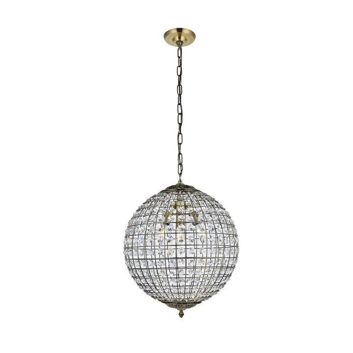 Elegant Earlene LD5026 Pendant Light - Antique Bronze