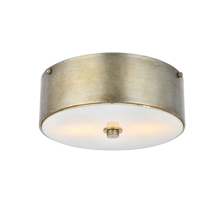 Elegant Hazen LD6023 Ceiling Light - Vintage Silver And White