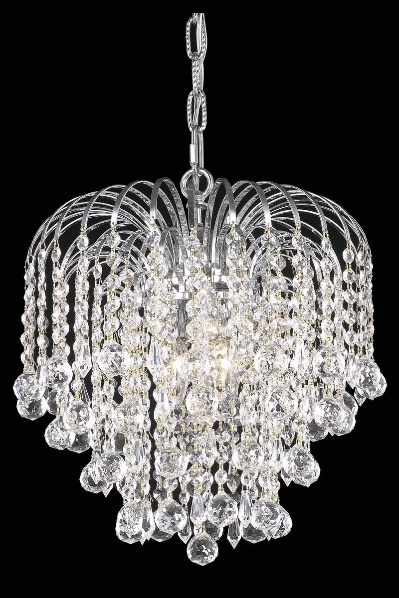 Elegant Addison LD6802D14C Chandelier Light - Chrome