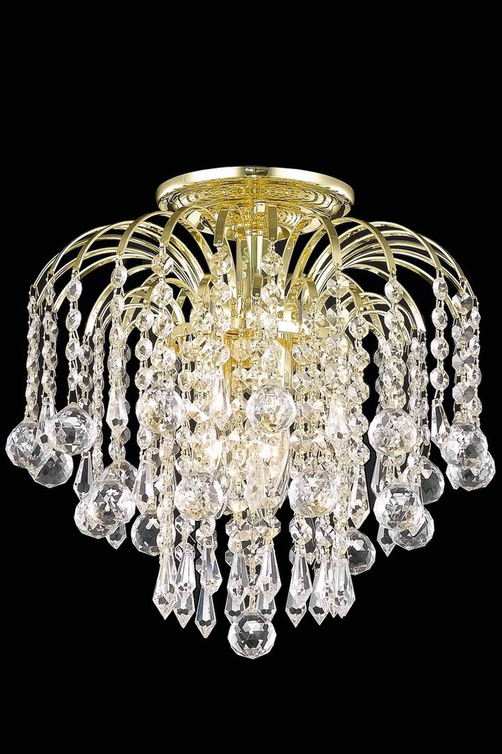 Elegant Addison LD6802F12G Ceiling Light - Gold