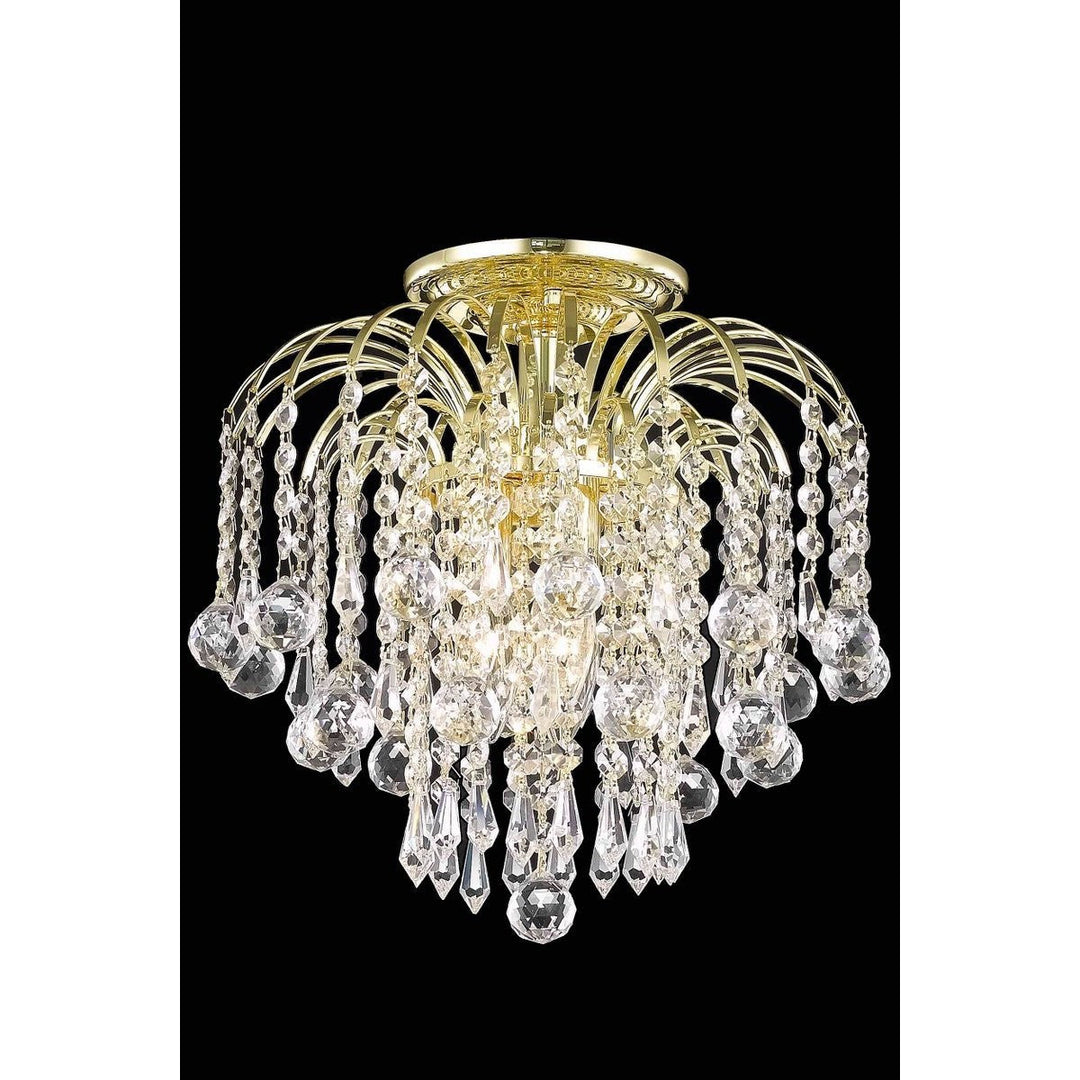 Elegant Addison LD6802F12G Ceiling Light - Gold