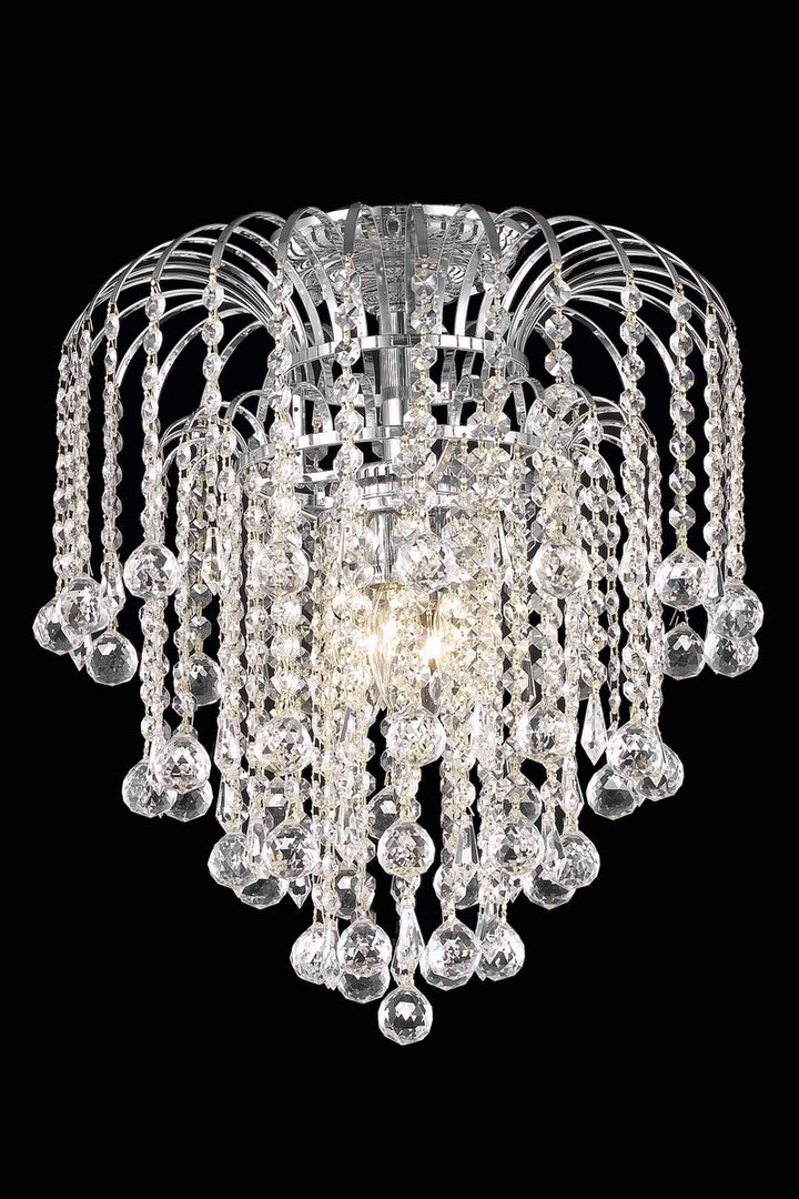 Elegant Addison LD6802F16C Ceiling Light - Chrome