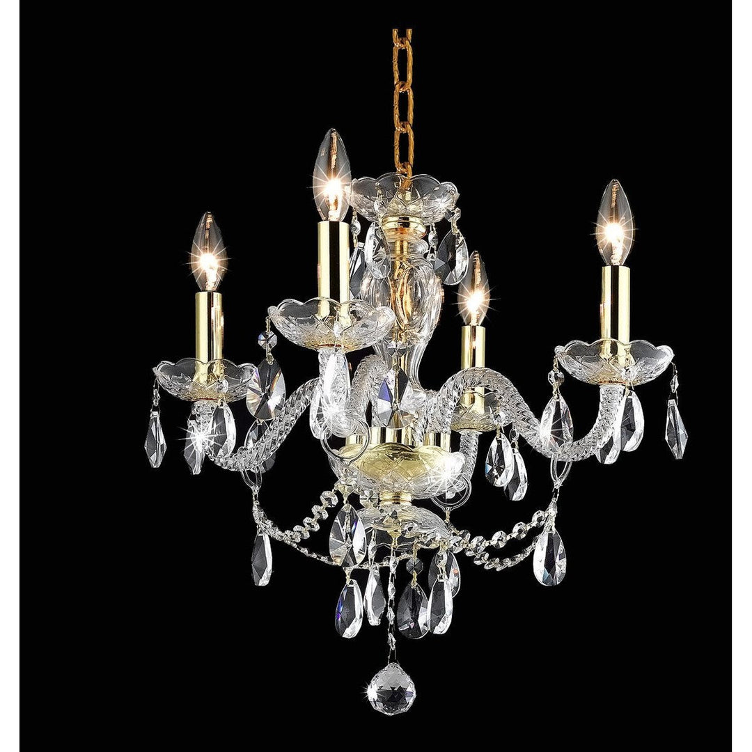 Elegant Elle LD7834D17G Chandelier Light - Gold