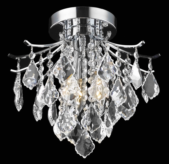 Elegant Amelia LD8100F12C Ceiling Light - Chrome