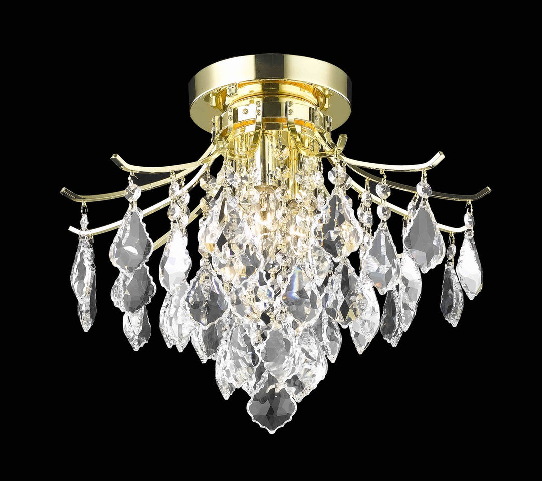 Elegant Amelia LD8100F16G Ceiling Light - Gold