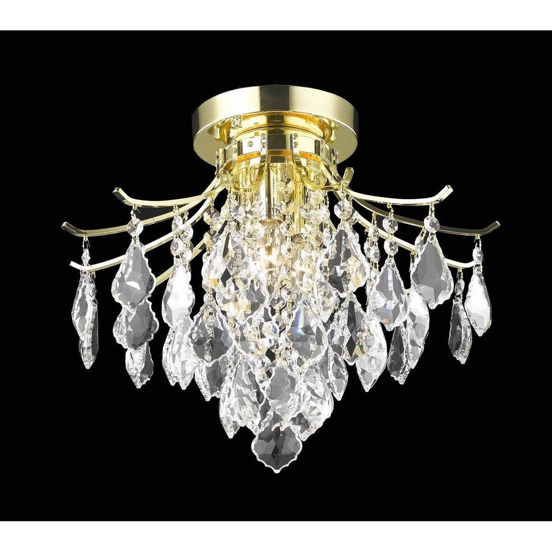 Elegant Amelia LD8100F16G Ceiling Light - Gold