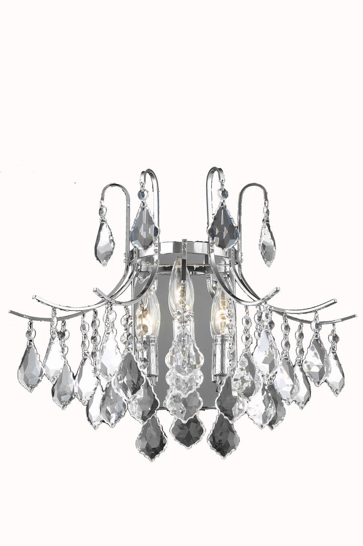 Elegant Amelia LD8100W16C Wall Sconce Light - Chrome