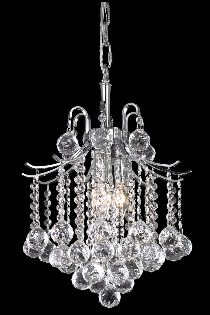 Elegant Amelia LD8200D12C Chandelier Light - Chrome