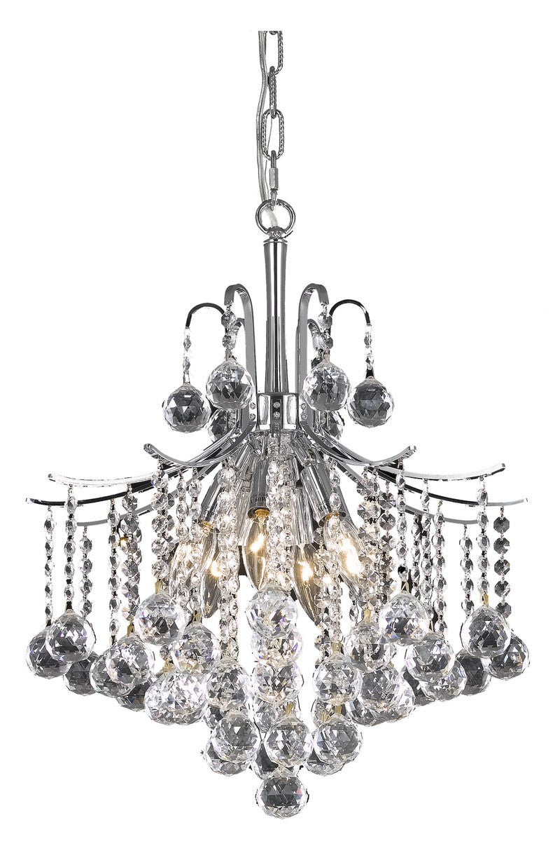 Elegant Amelia LD8200D17C Chandelier Light - Chrome