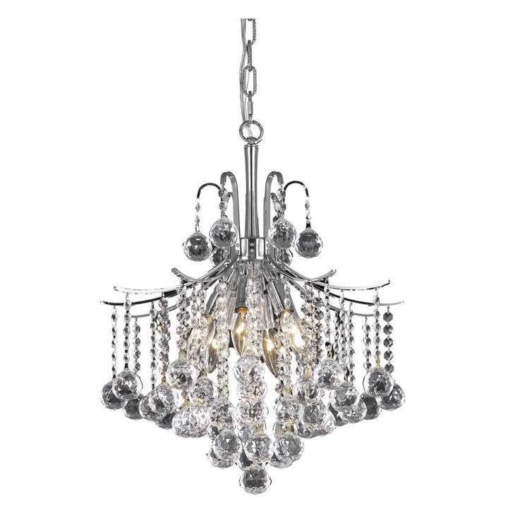 Elegant Amelia LD8200D17C Chandelier Light - Chrome