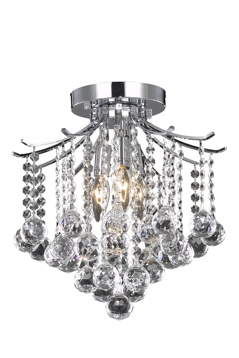 Elegant Amelia LD8200F12C Ceiling Light - Chrome