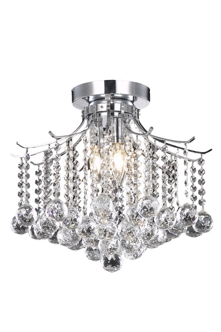 Elegant Amelia LD8200F17C Ceiling Light - Chrome