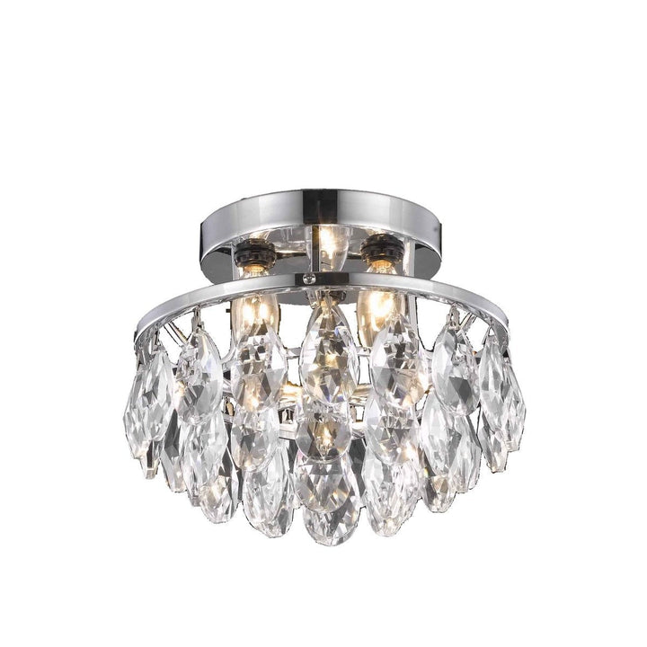 Elegant Clara LD9805F10C(872) Ceiling Light - Chrome