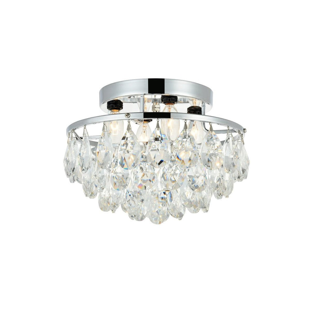 Elegant Clara LD9805F14C(872) Ceiling Light - Chrome