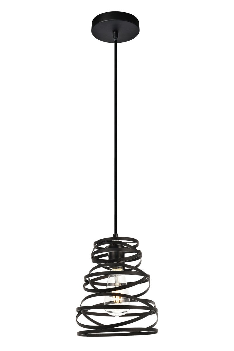 Elegant Sybil LDPD3011 Pendant Light - Matte Black