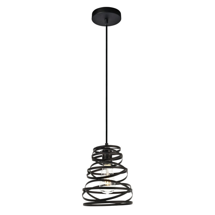 Elegant Sybil LDPD3011 Pendant Light - Matte Black