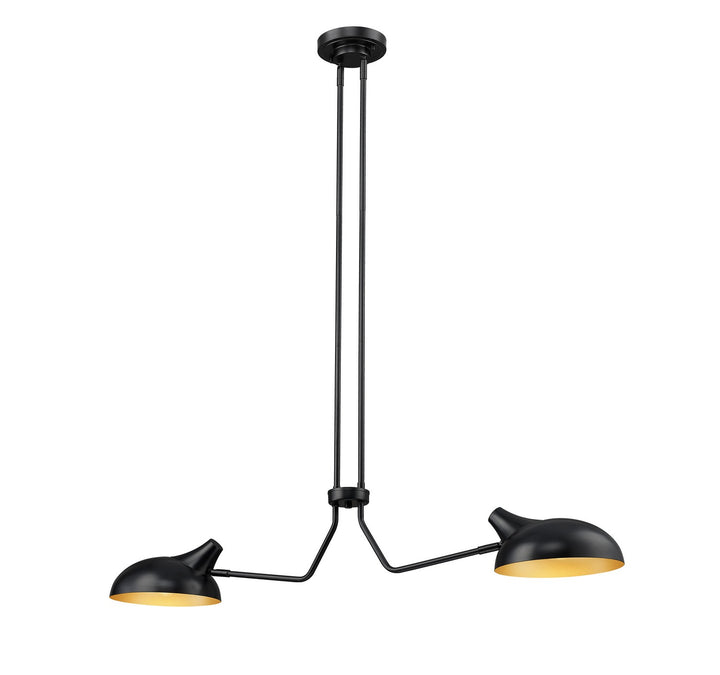 Z-Lite Bellamy 1942-2L-MB Pendant Light - Matte Black