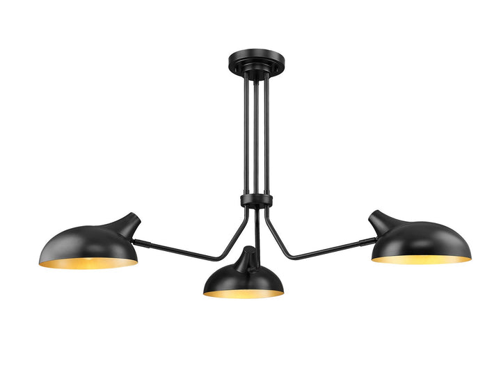 Z-Lite Bellamy 1942-3SF-MB Ceiling Light - Matte Black