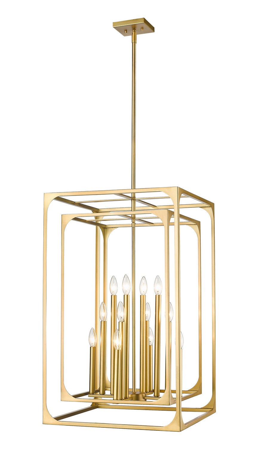 Z-Lite Easton 3038-12RB Pendant Light - Rubbed Brass
