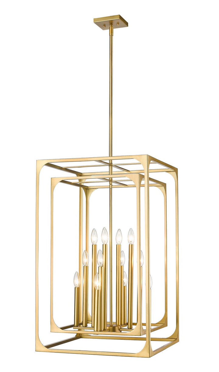 Z-Lite Easton 3038-12RB Pendant Light - Rubbed Brass