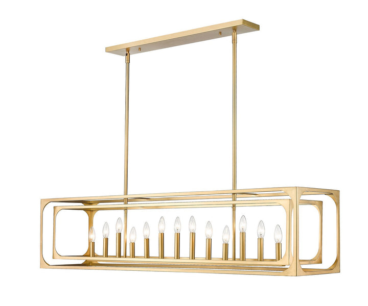 Z-Lite Easton 3038-13L-RB Pendant Light - Rubbed Brass