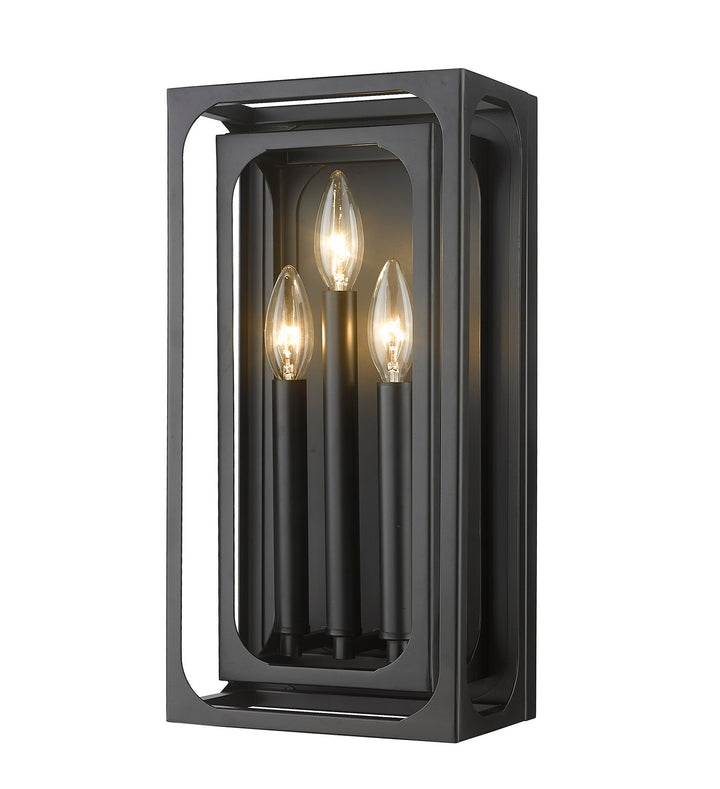Z-Lite Easton 3038-3S-MB Wall Sconce Light - Matte Black