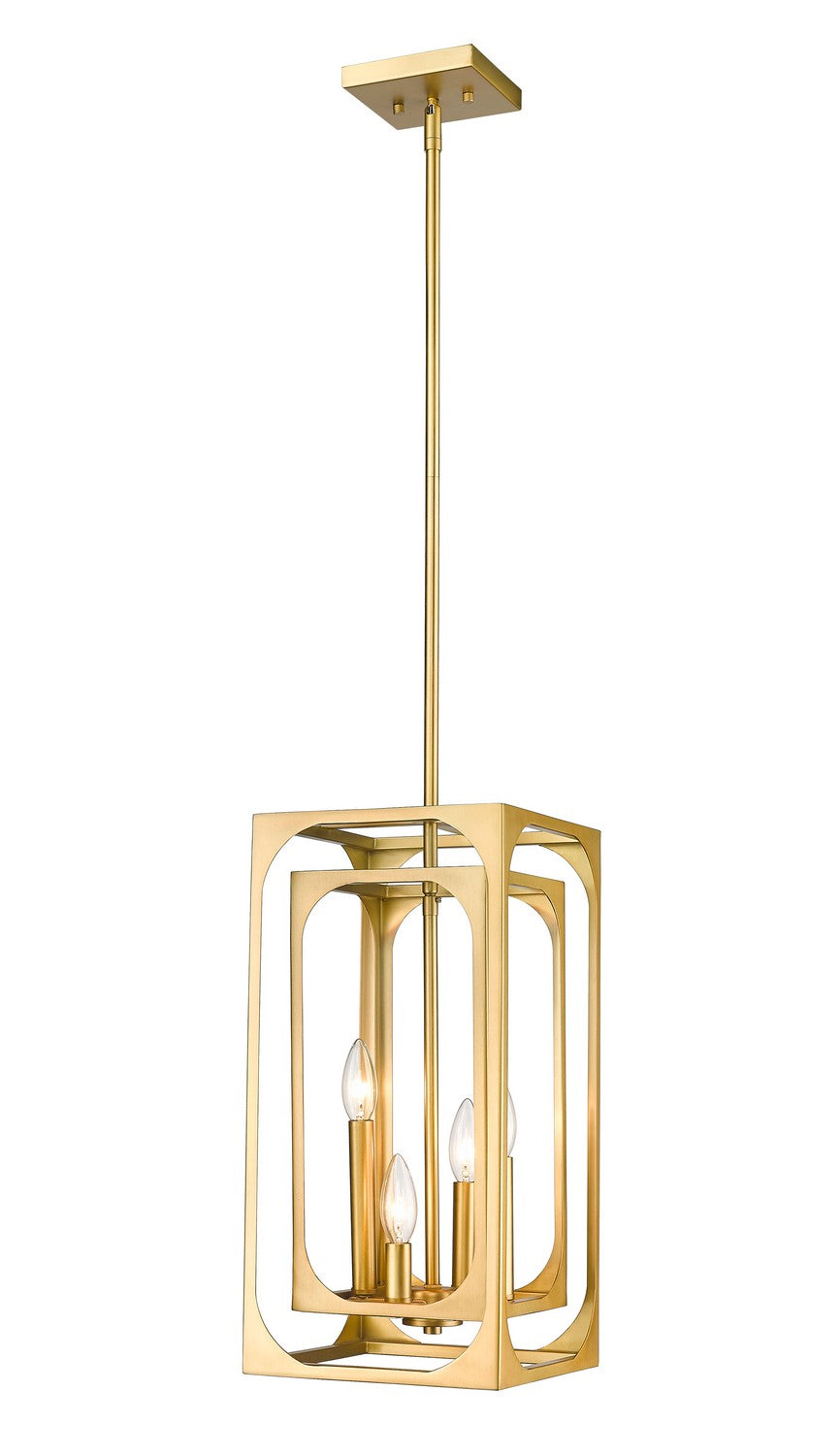 Z-Lite Easton 3038-4RB Pendant Light - Rubbed Brass