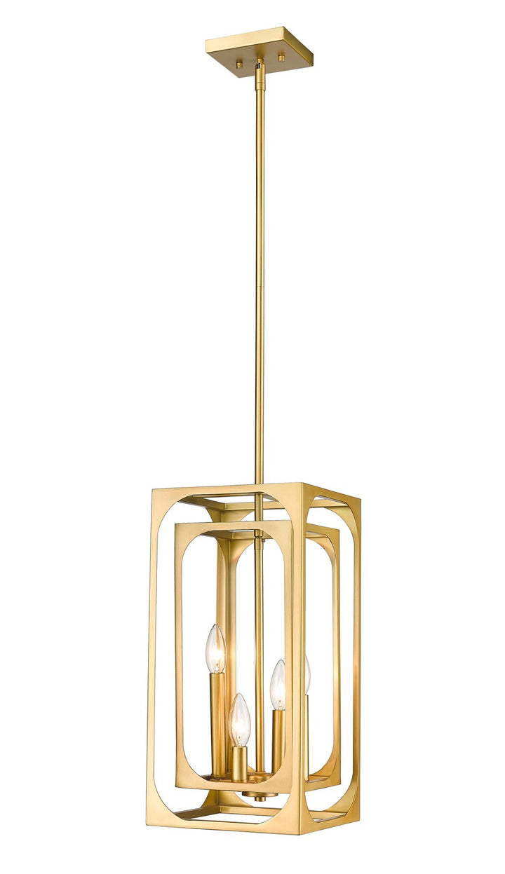 Z-Lite Easton 3038-4RB Pendant Light - Rubbed Brass