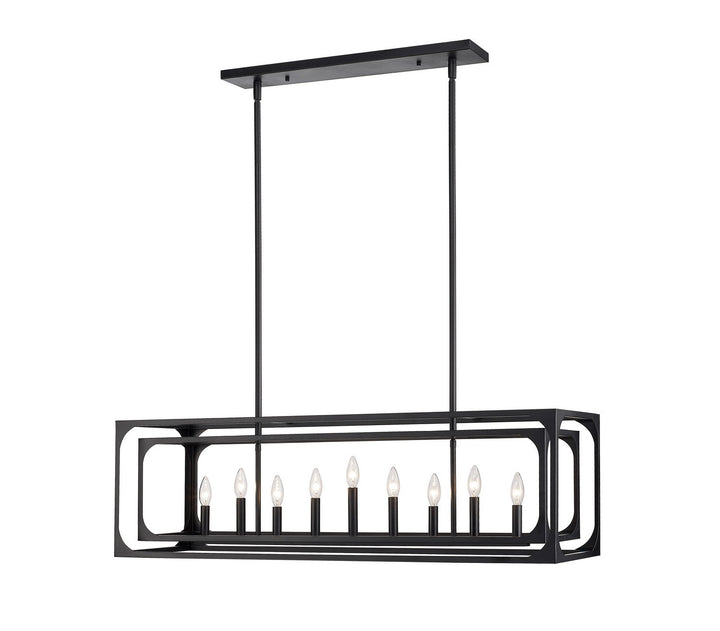Z-Lite Easton 3038-9L-MB Pendant Light - Matte Black