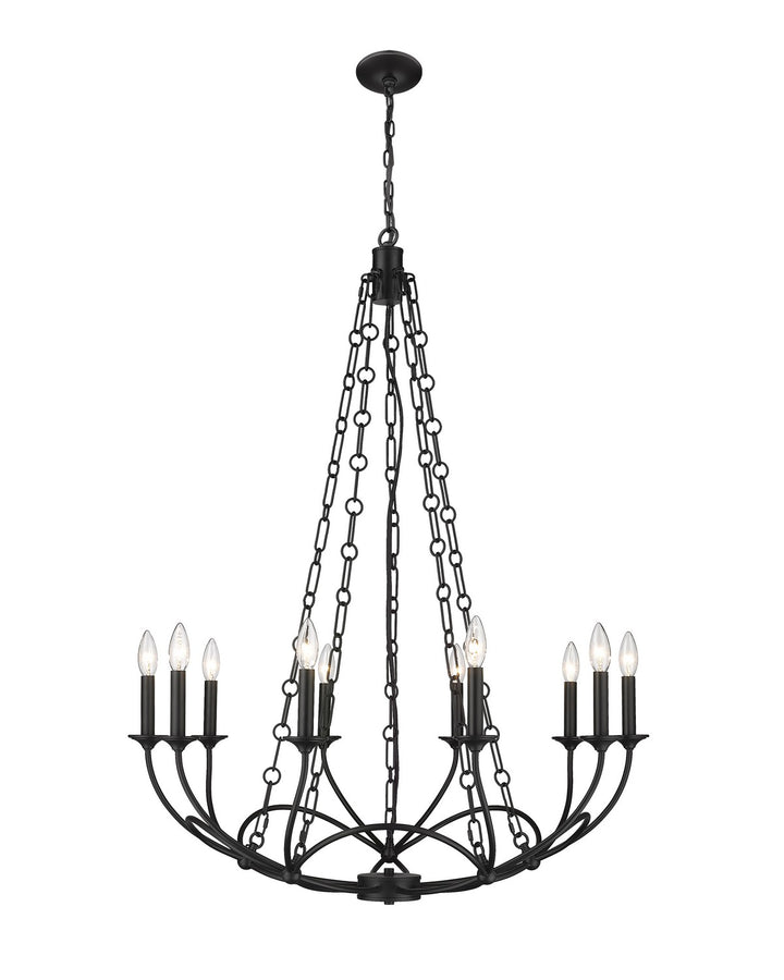 Z-Lite Arabella 3500-10MB Chandelier Light - Matte Black