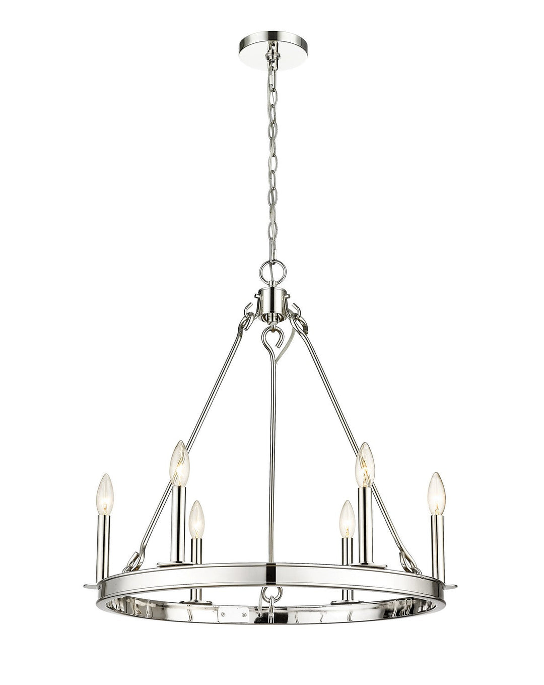 Z-Lite Barclay 482R-6PN Chandelier Light - Polished Nickel