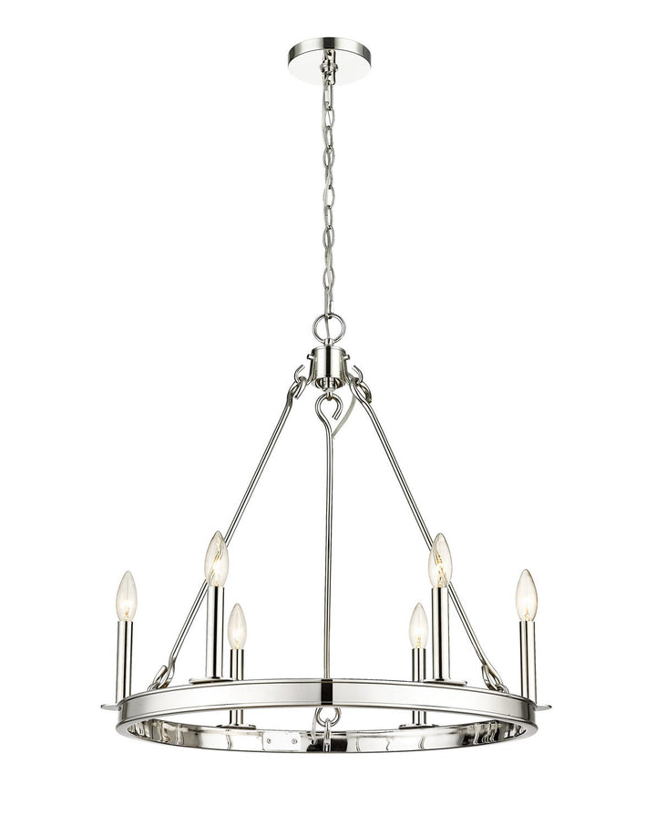 Z-Lite Barclay 482R-6PN Chandelier Light - Polished Nickel