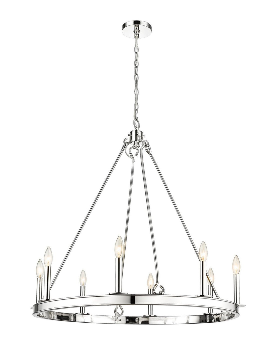 Z-Lite Barclay 482R-8PN Chandelier Light - Polished Nickel