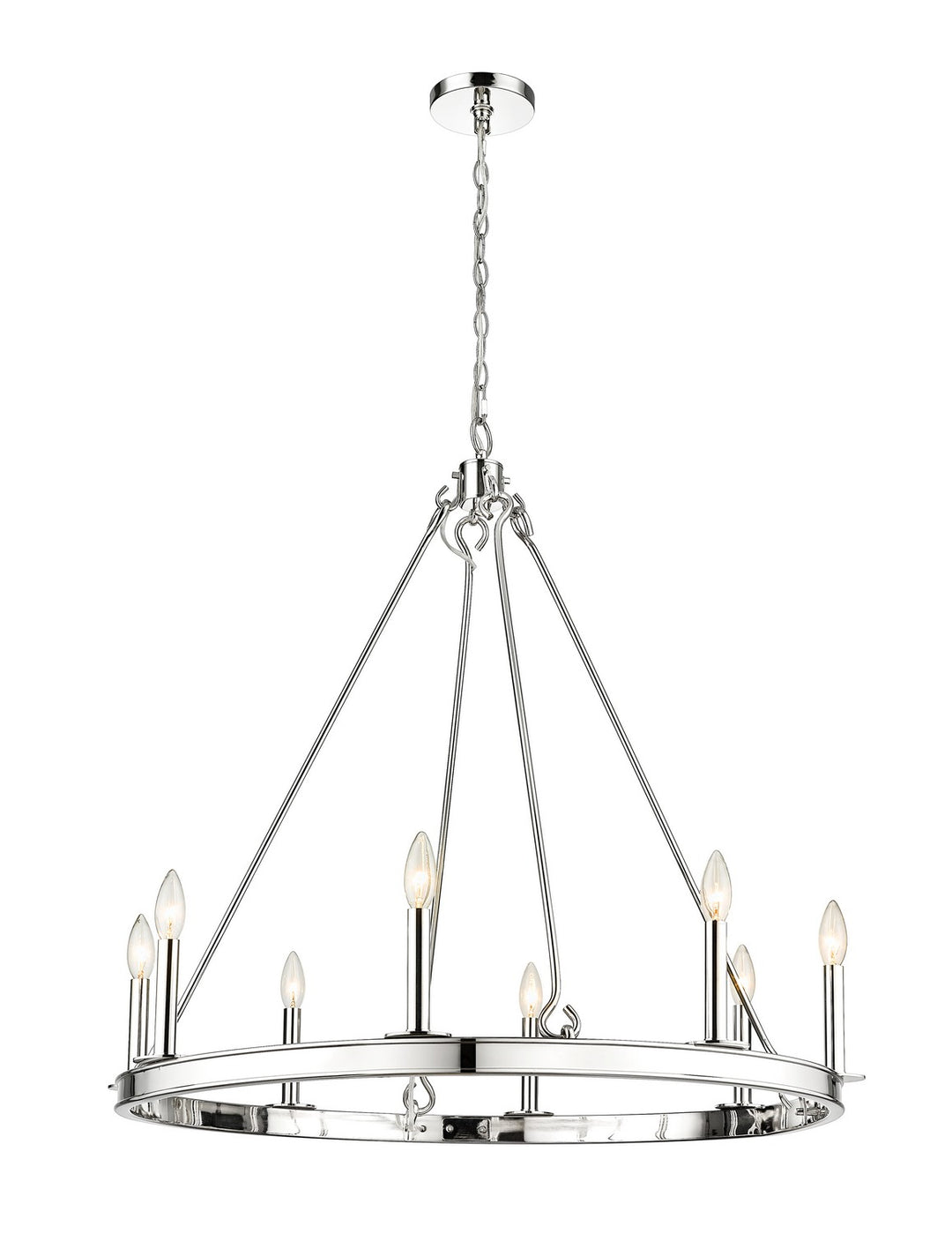 Z-Lite Barclay 482R-8PN Chandelier Light - Polished Nickel