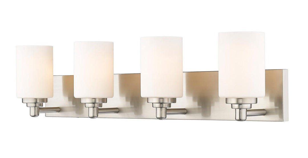 Z-Lite Soledad 485-4V-BN Bath Vanity Light 32 in. wide - Brushed Nickel