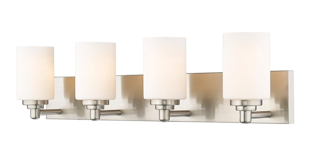 Z-Lite Soledad 485-4V-BN Bath Vanity Light 32 in. wide - Brushed Nickel