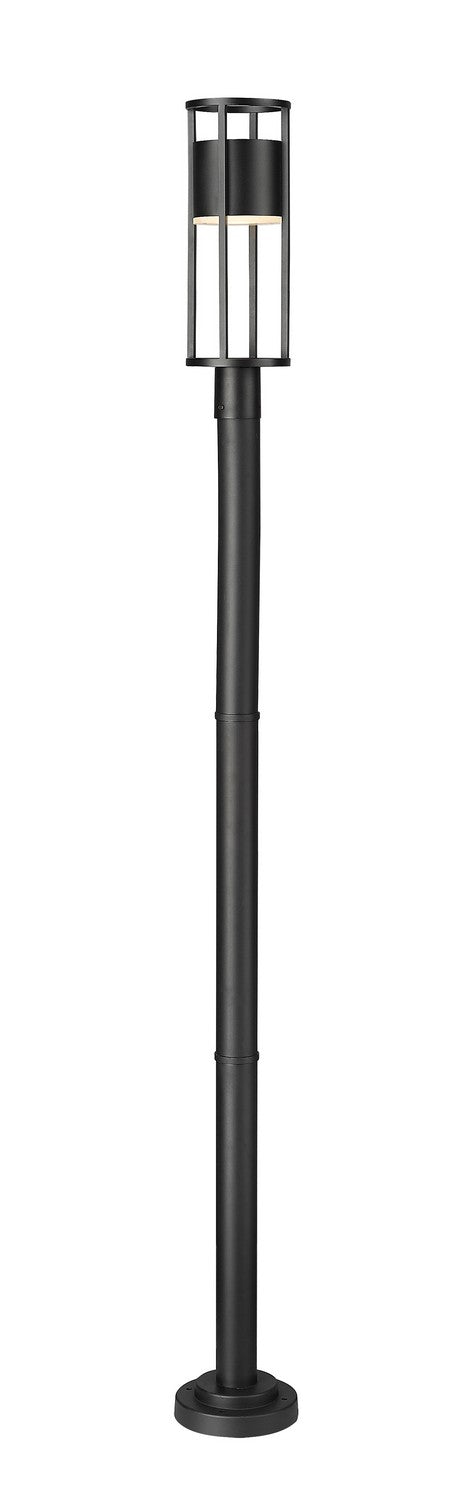 Z-Lite Lighting 517PHM-567P-BK-LED  Luca Outdoor Black
