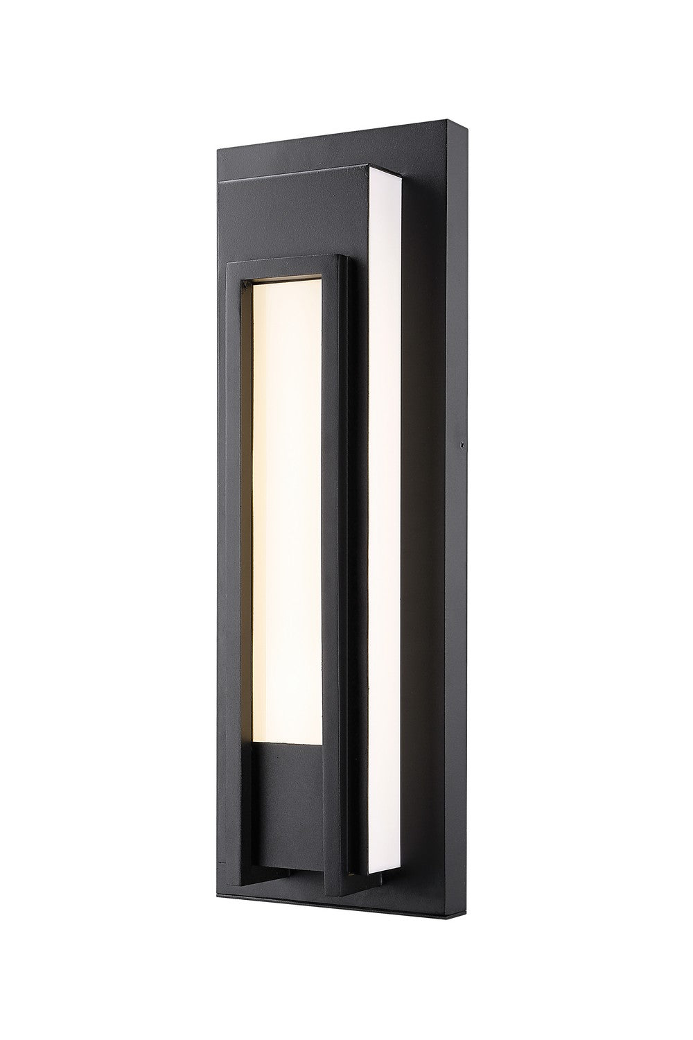 Z-Lite Lighting 520M-BK-LED Modern Keaton Outdoor Black