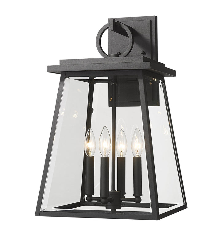 Z-Lite Lighting 521B-BK  Broughton Outdoor Black
