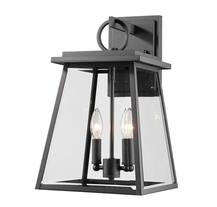 Z-Lite Lighting 521M-BK  Broughton Outdoor Black