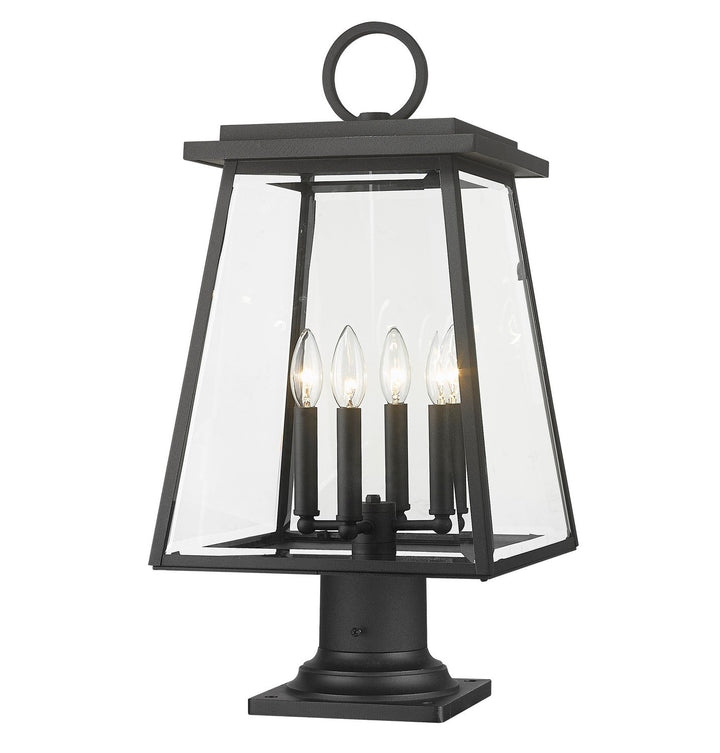 Z-Lite Lighting 521PHBR-533PM-BK  Broughton Outdoor Black