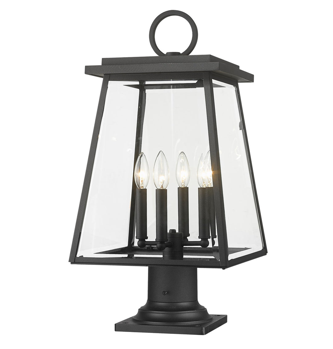 Z-Lite Lighting 521PHBR-533PM-BK  Broughton Outdoor Black