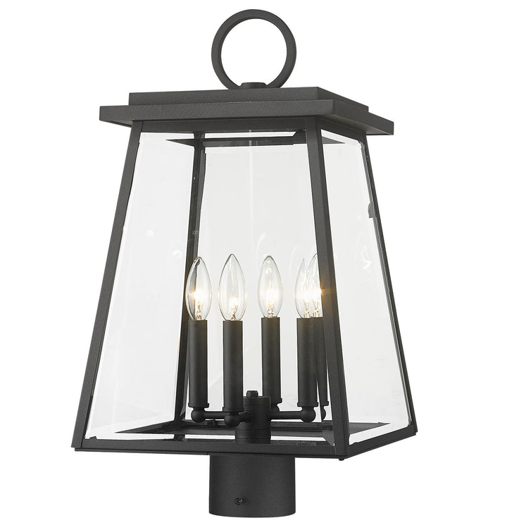 Z-Lite Lighting 521PHBR-BK  Broughton Outdoor Black