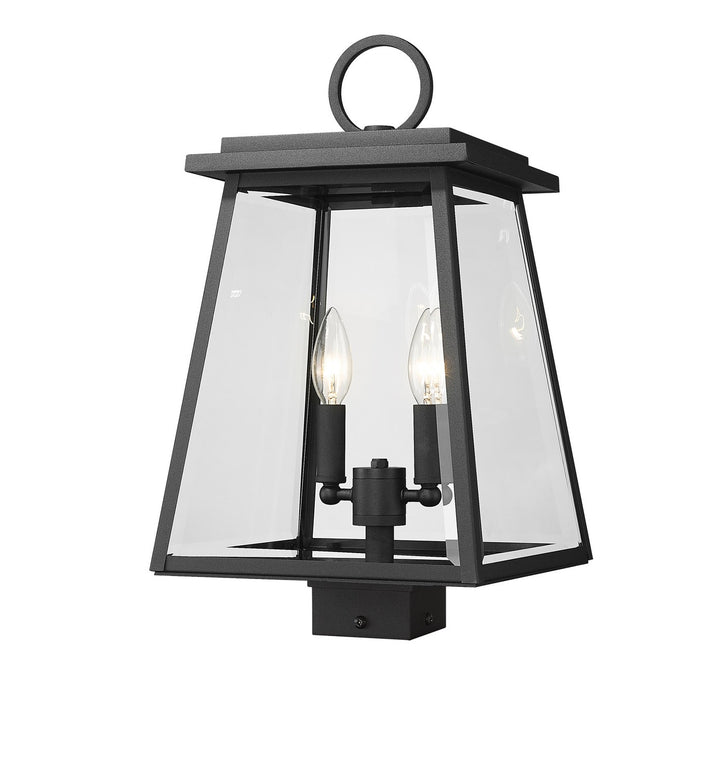 Z-Lite Lighting 521PHMS-BK  Broughton Outdoor Black