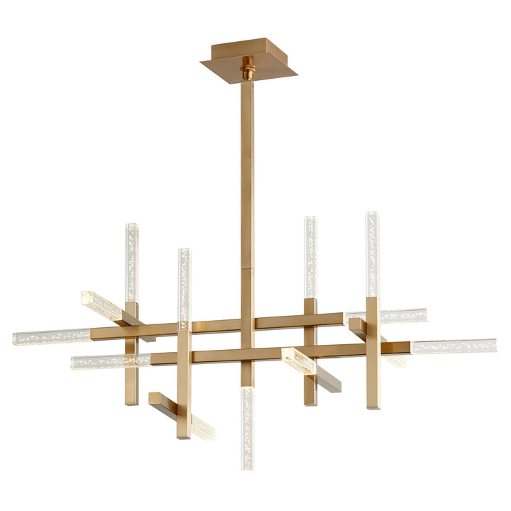 Oxygen Atlantis 3-637-40 Chandelier Light - Aged Brass