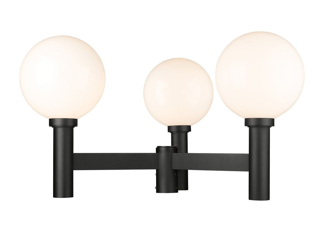 Z-Lite Lighting 597BP3-BK Modern Laurent Outdoor Black