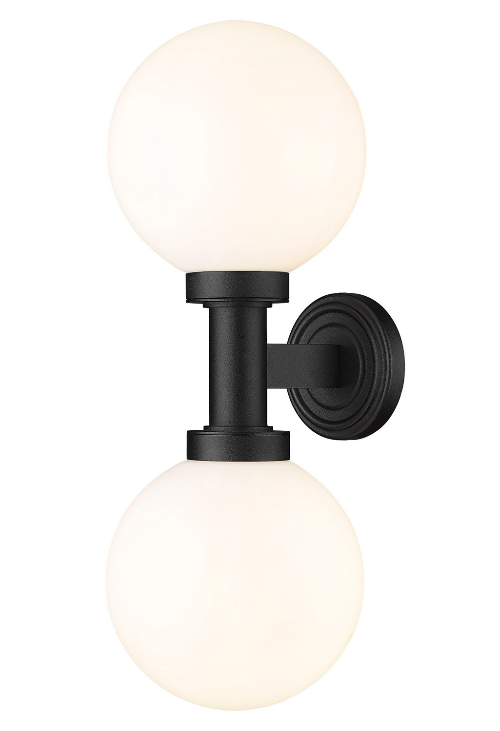 Z-Lite Lighting 597M2-BK Modern Laurent Outdoor Black