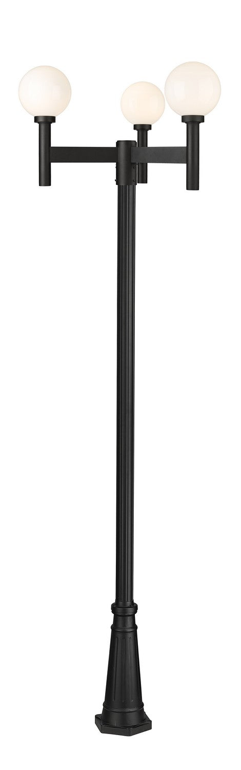 Z-Lite Lighting 597MP3-519P-BK  Laurent Outdoor Black